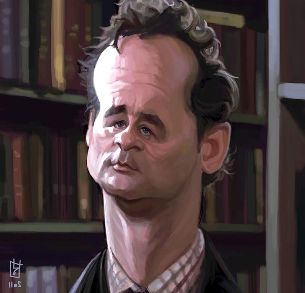 Artistic bill murray artwork caricature wallpapers and backgrounds