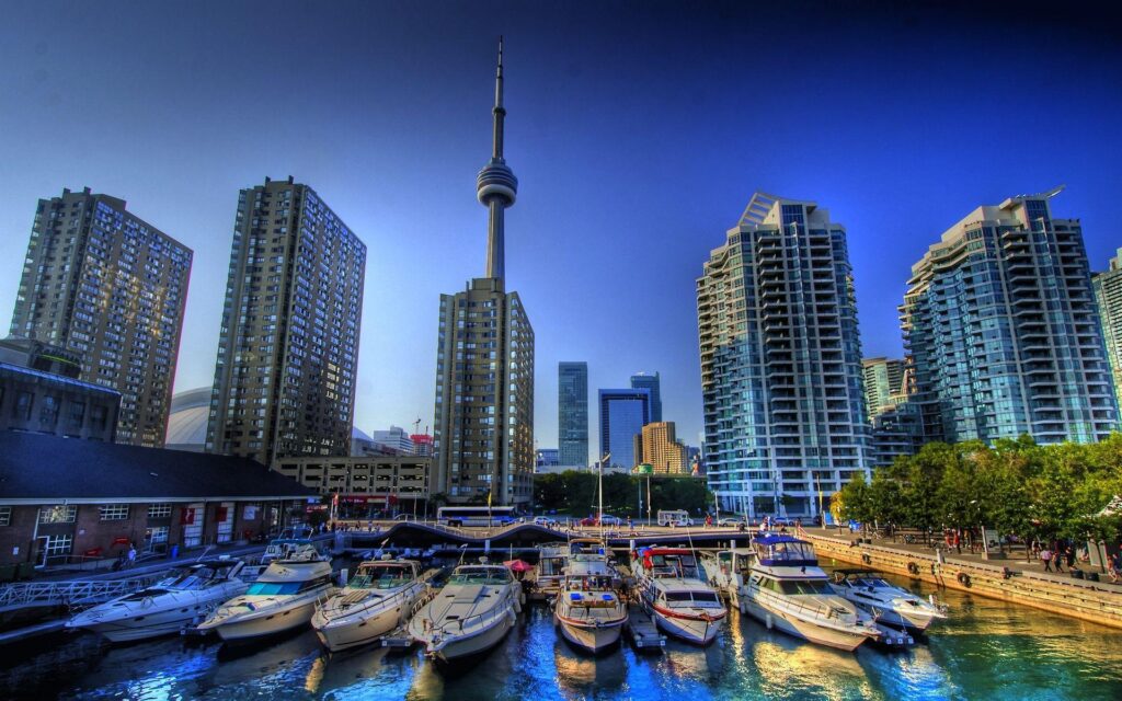Toronto Canada Harbour Front City 2K Wallpapers