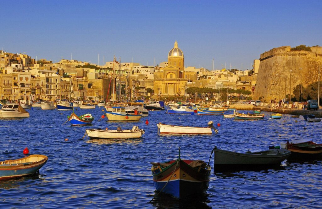 Malta Kalkara Boats Cities