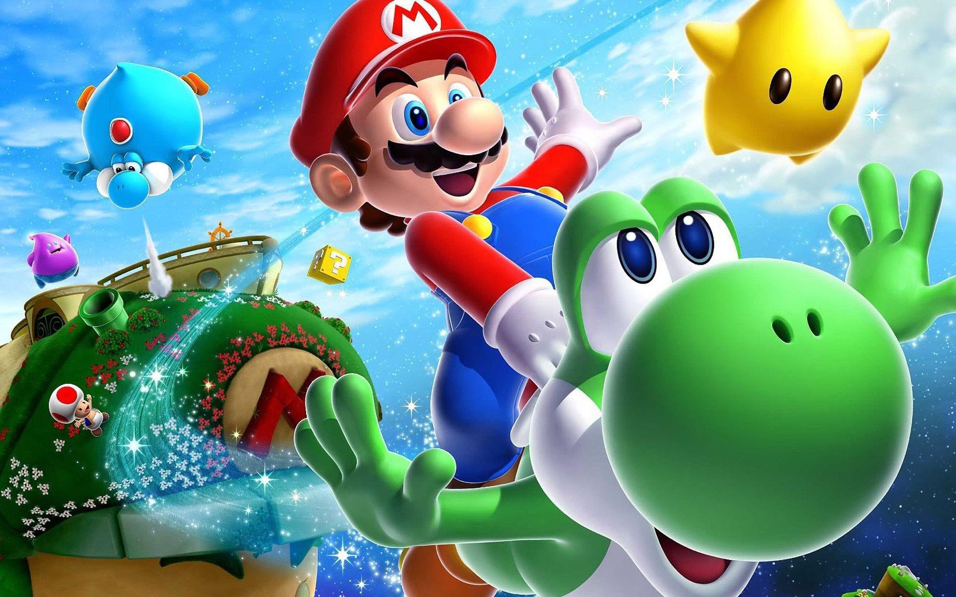 Mario Galaxy Wallpapers 2K Wallpapers in Games