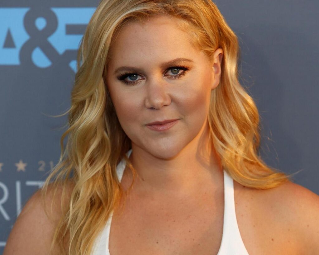 Download wallpapers amy schumer, actress, face, blonde