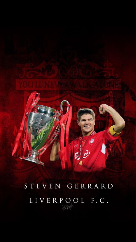 LFC Steven Gerrard Istanbul iPhone Wallpapers