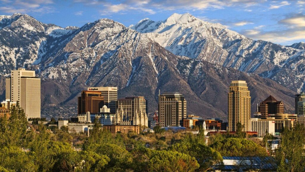 Wasatch Range And Salt Lake City Wallpapers