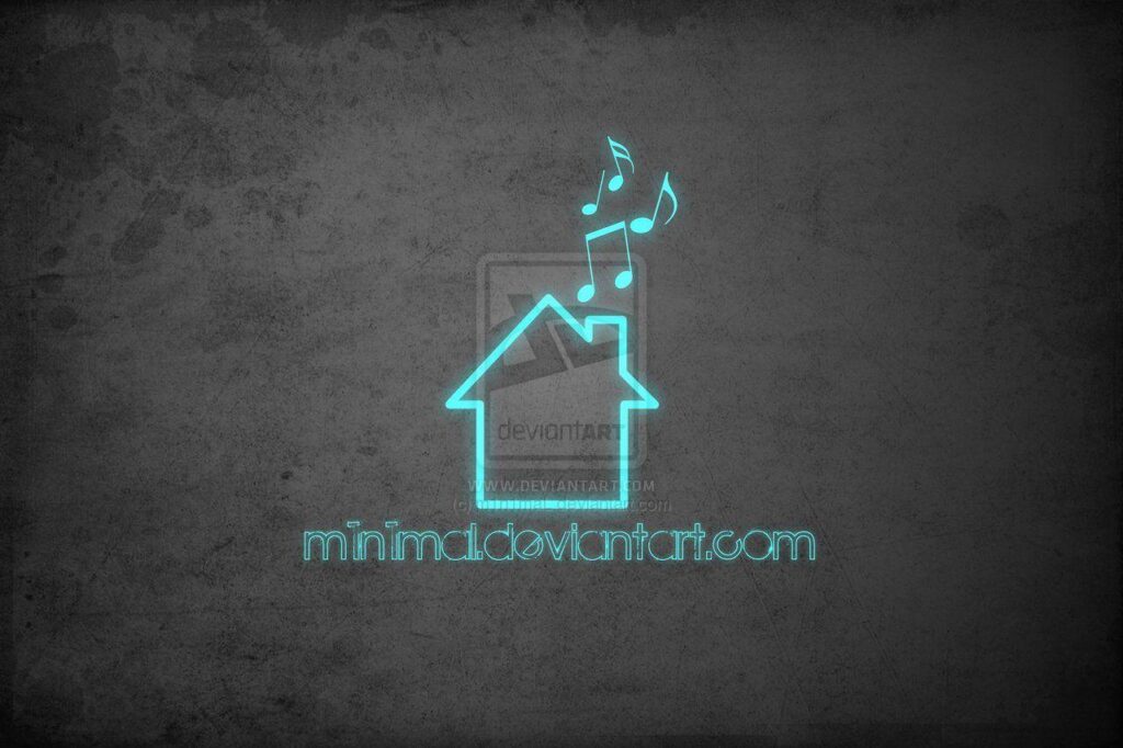 Simple house music wallpapers by mnmaL