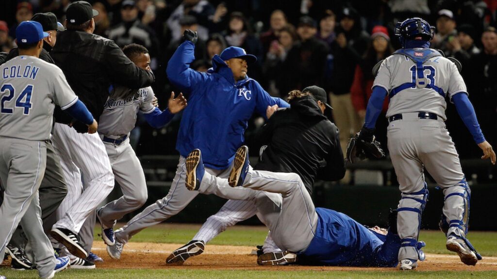 Yordano Ventura sparks another Royals brawl, this time with White