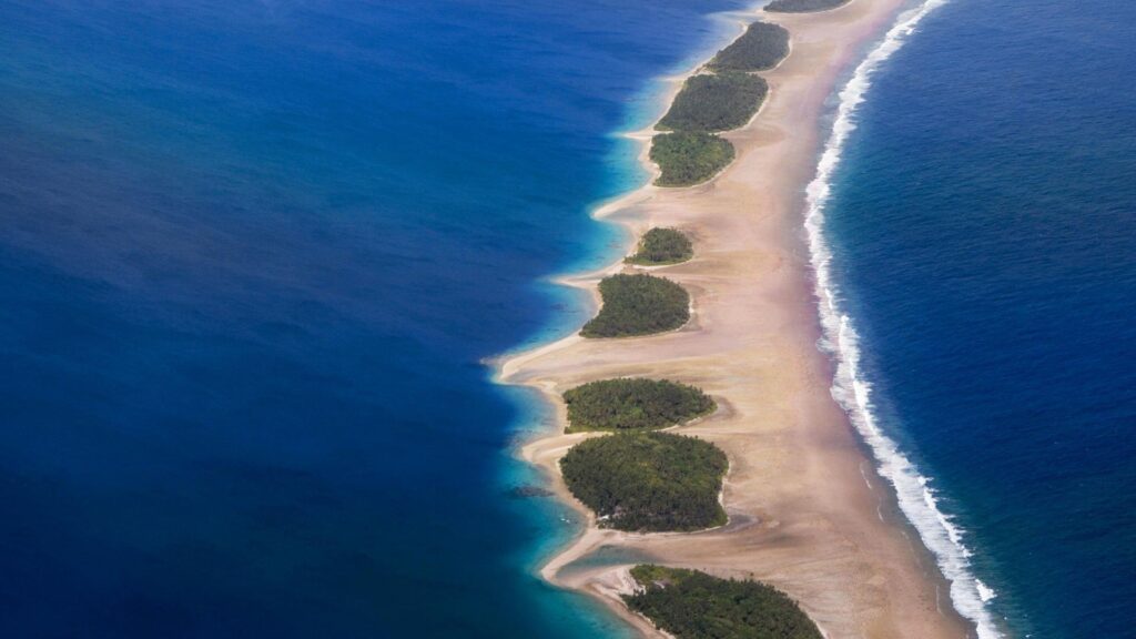 Marshall Islands In The Pacific