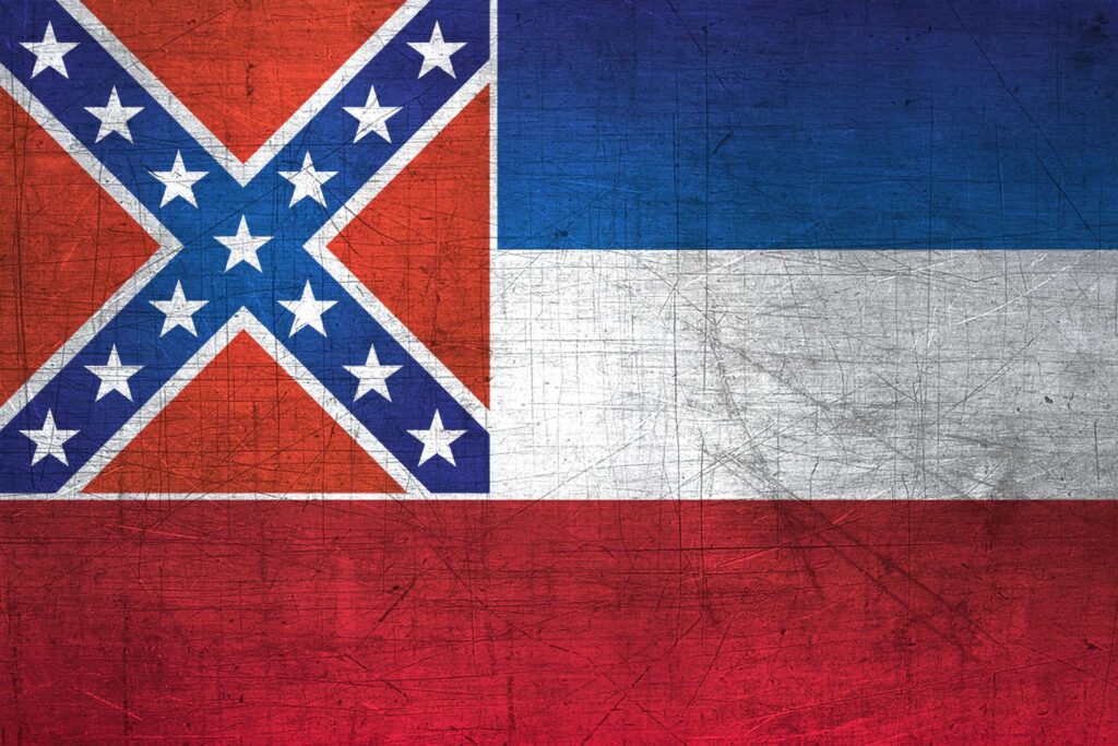 Mississippian Flag Metal