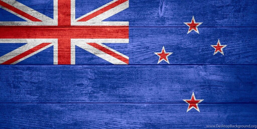 New Zealand Flag Desk 4K Backgrounds