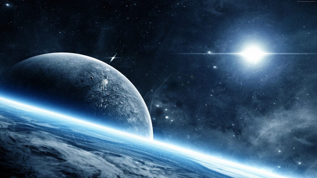 Wallpapers planet, galaxy, stars, k, Space