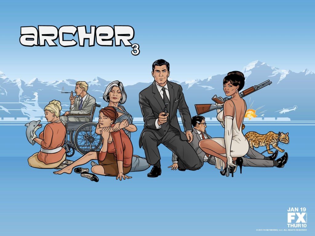 Archer Poster Wallpapers and Backgrounds Wallpaper