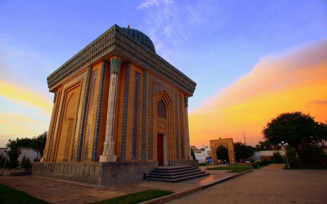 Religious Abu Mansur Mosque Samarkand Uzbekistan Islam Beautiful