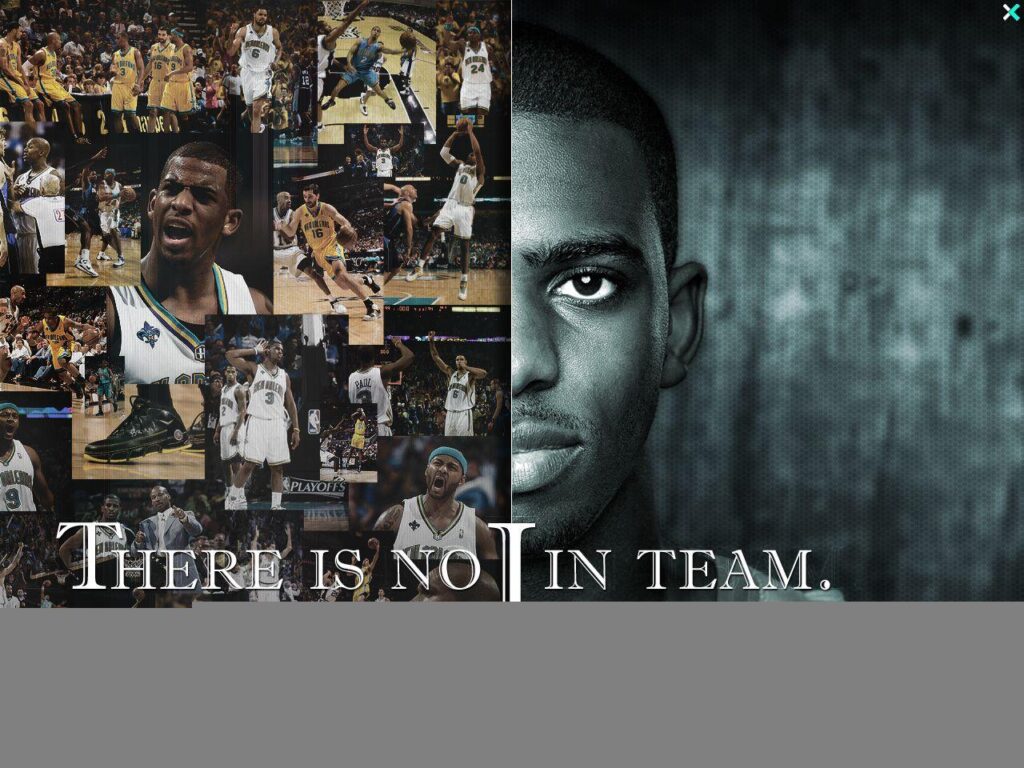 Hornets Wallpaper Chris Paul – There is no I in team