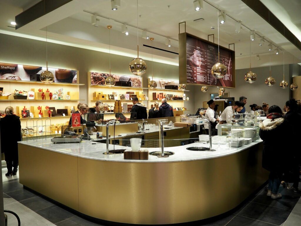 New to Meadowhall Godiva Chocolate Cafe