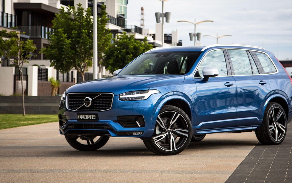 Wallpapers Volvo Crossover XC Blue Cars Metallic