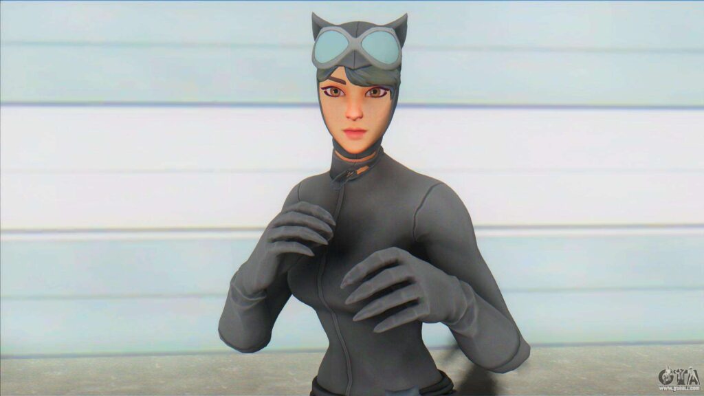Fortnite Catwoman Comic Book Outfit SET V for GTA San Andreas