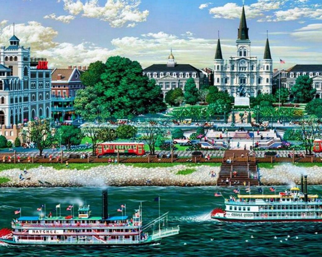 Jackson Square New Orleans desk 4K PC and Mac wallpapers