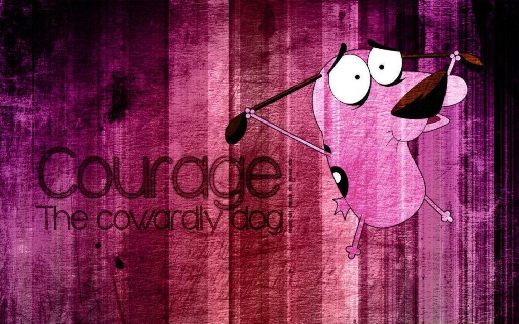 Courage, the cowardly dog by xanne