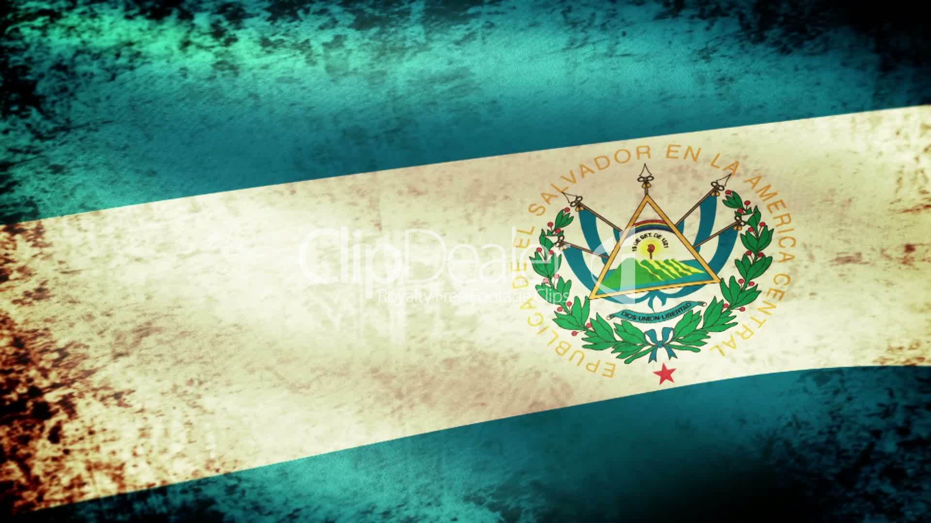 Grunge Flags El Salvador Wallpapers Art 2K Wallpapers Download