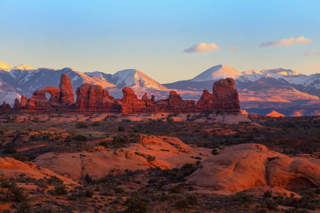 Download wallpapers Utah, Arches National Park, tower arch