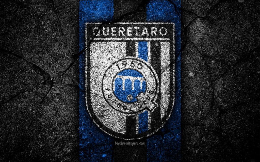Download wallpapers k, Queretaro FC, logo, Liga MX, football