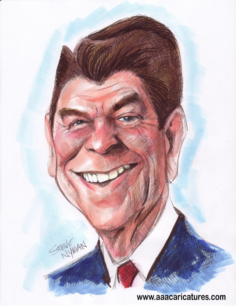 Ronald Reagan Wallpaper Ronald Reagan Caricature Art 2K wallpapers and