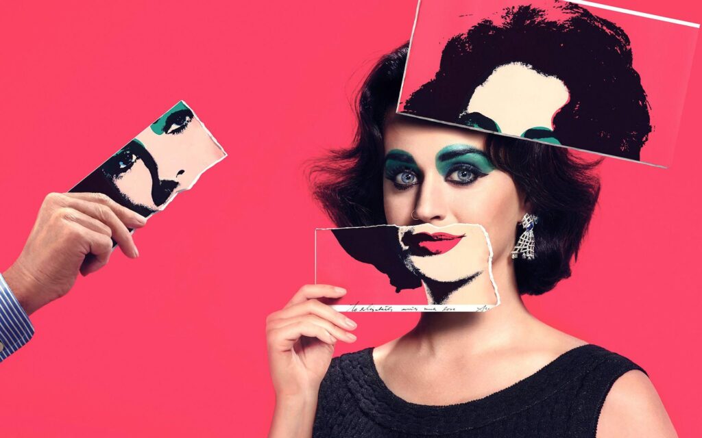 Katy Perry as Elizabeth Taylor Wallpapers