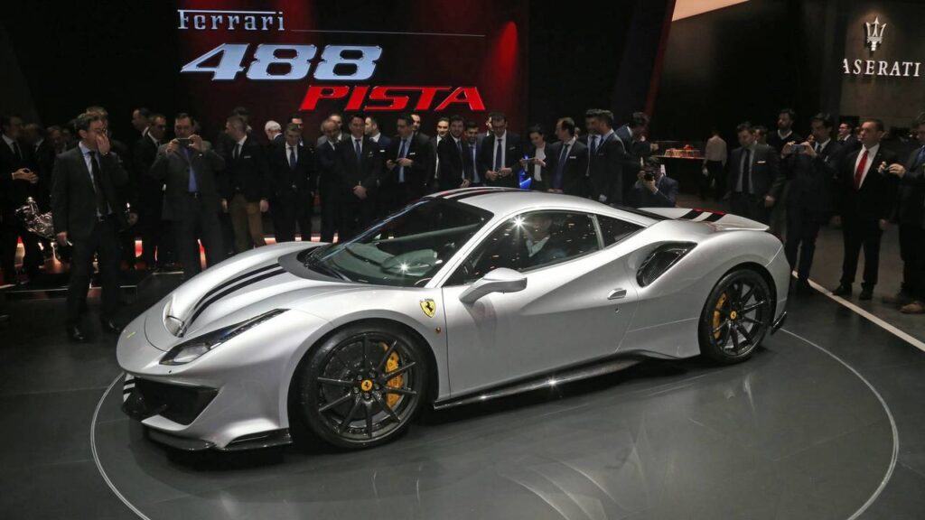Ferrari Pista at the Geneva motor show