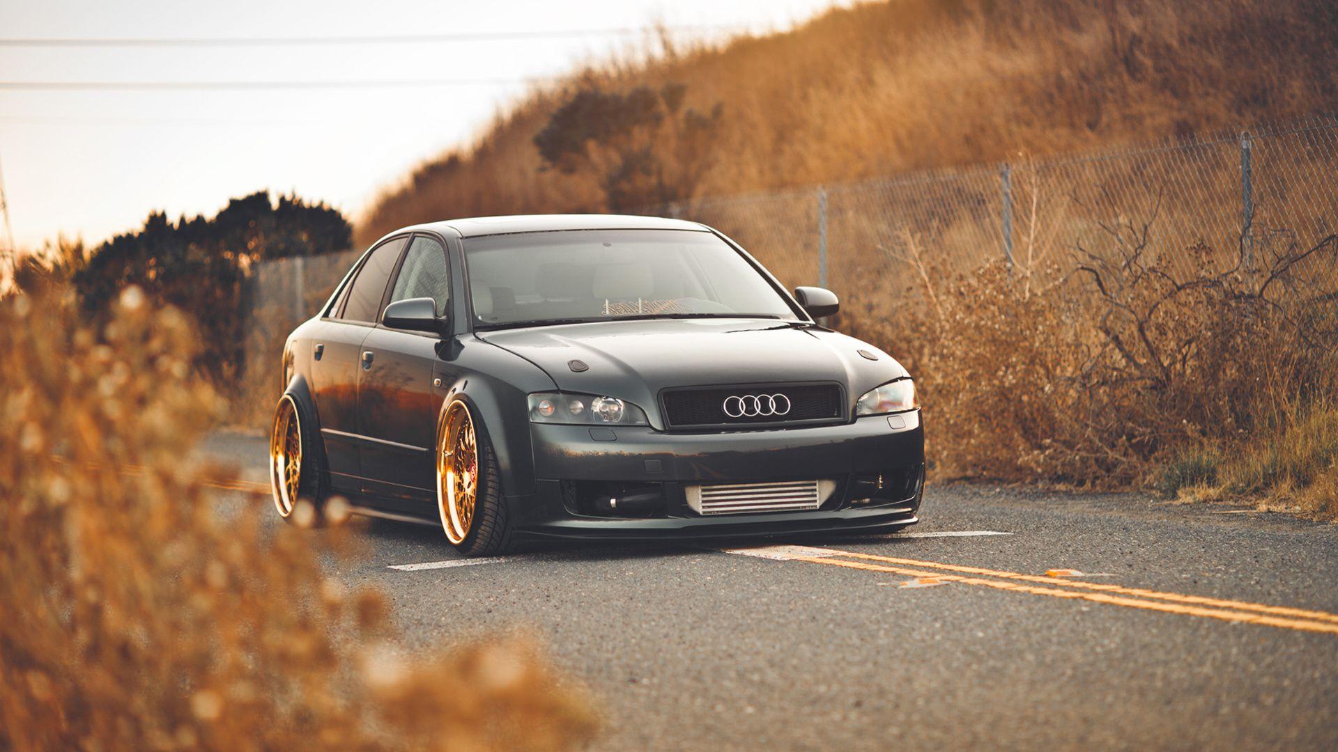 Download Wallpapers audi, a, audi, autumn, gold Full HD