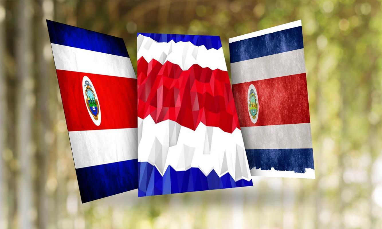 Costa Rica Flag Wallpapers for Android