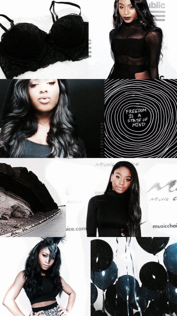 Wallpapers on Twitter normani kordei black moodboard|collage