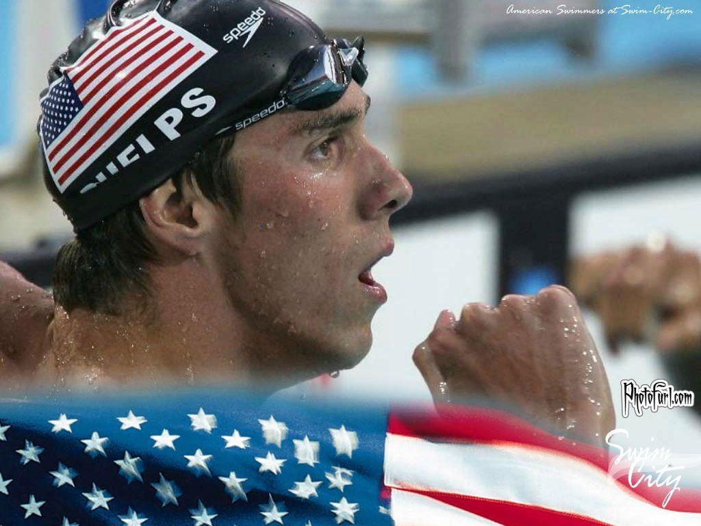 American Swimmers Michael Phelps Wallpaper Backgrounds