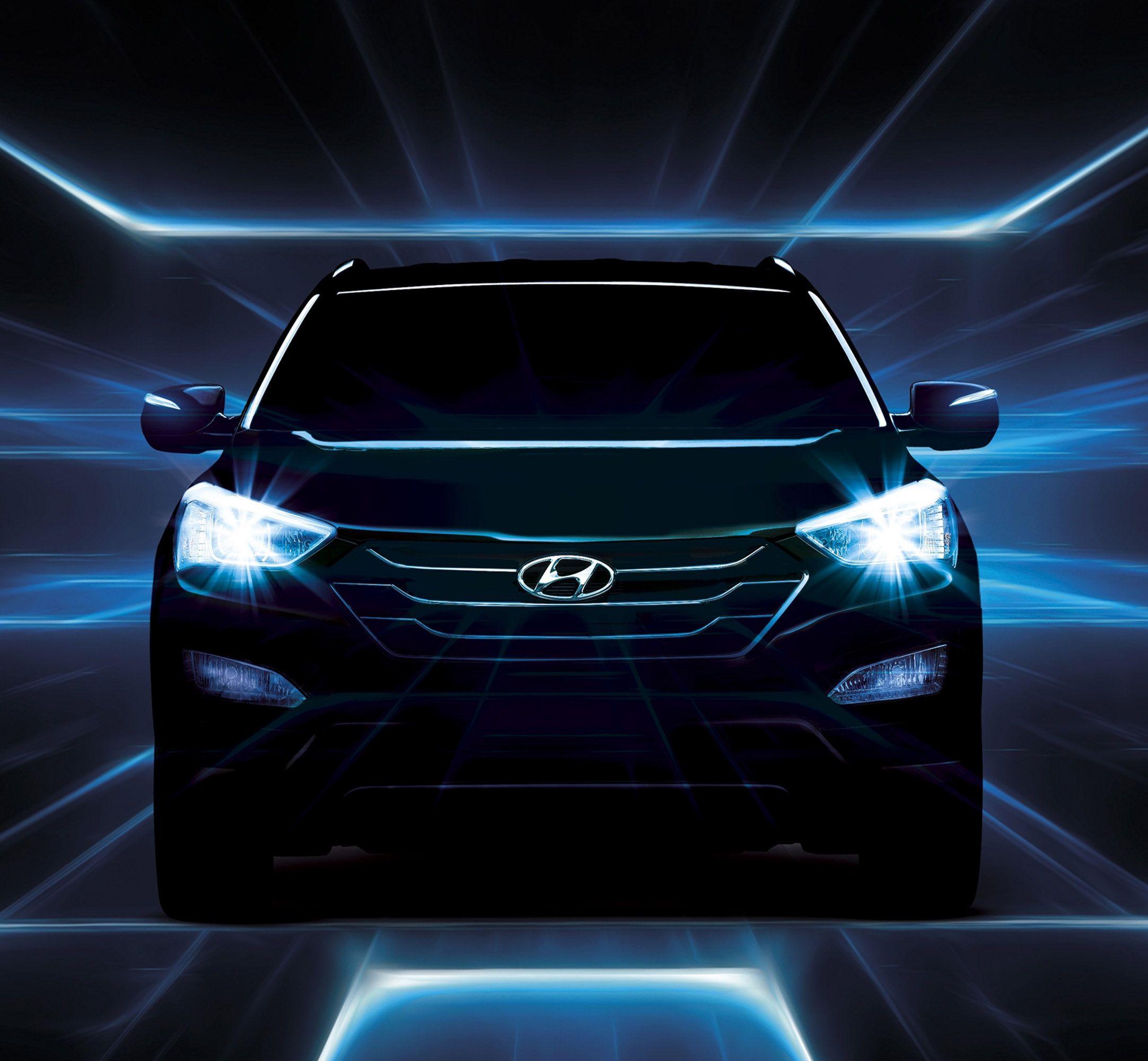 New Teaser Wallpaper of Hyundai Santa Fe