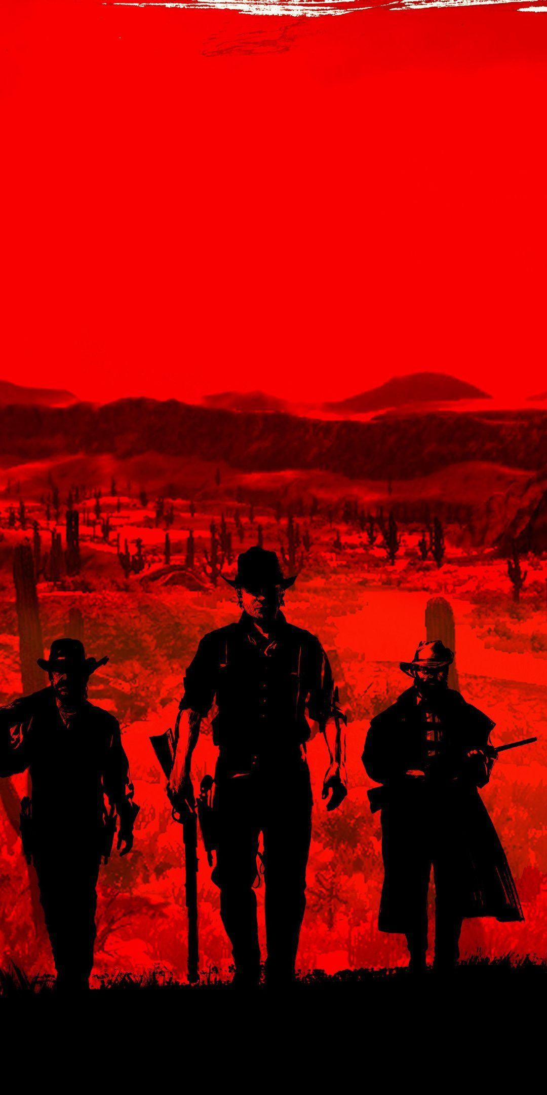 Red Dead Redemption , poster, red, wallpapers