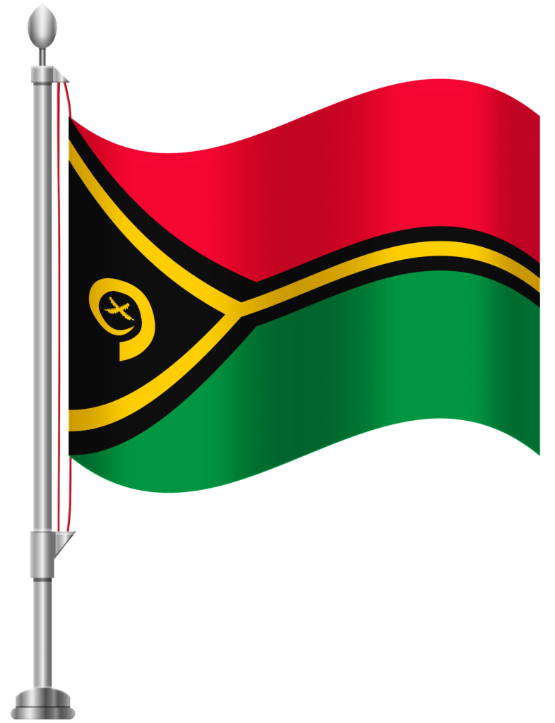 Vanuatu flag clipart collection