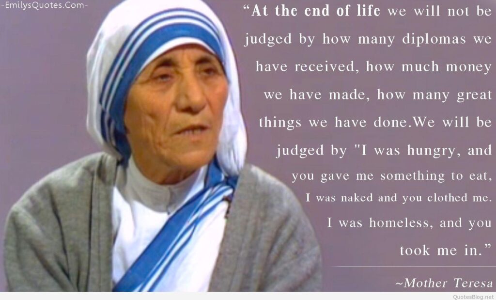 Best Mother Theresa Quotes Pictures and Wise messages