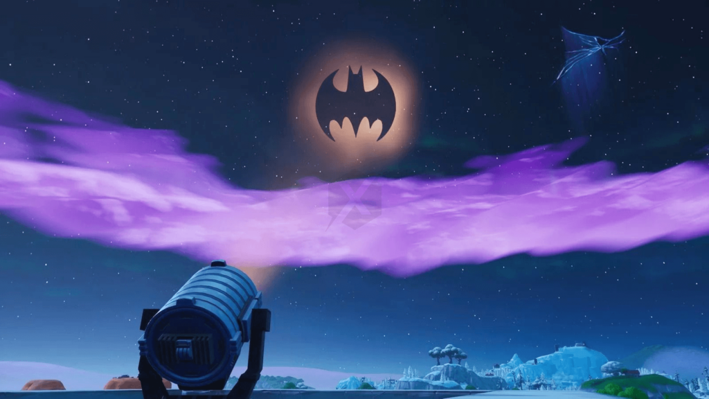 Fortnite X Batman where to turn on different Bat