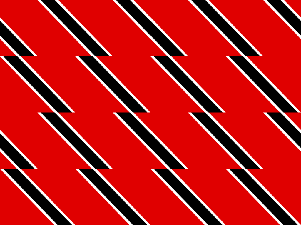 Trinidad tobago flag fabric