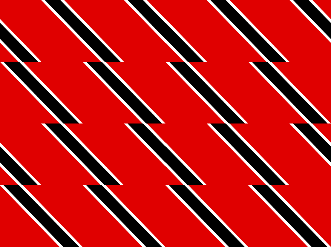 Trinidad tobago flag fabric