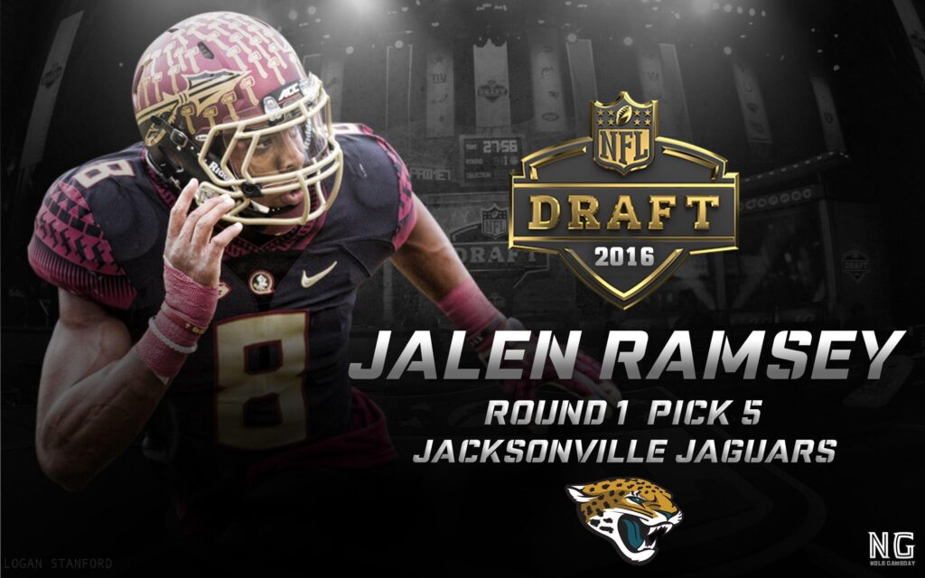 The Jacksonville Jaguars draft Jalen Ramsey