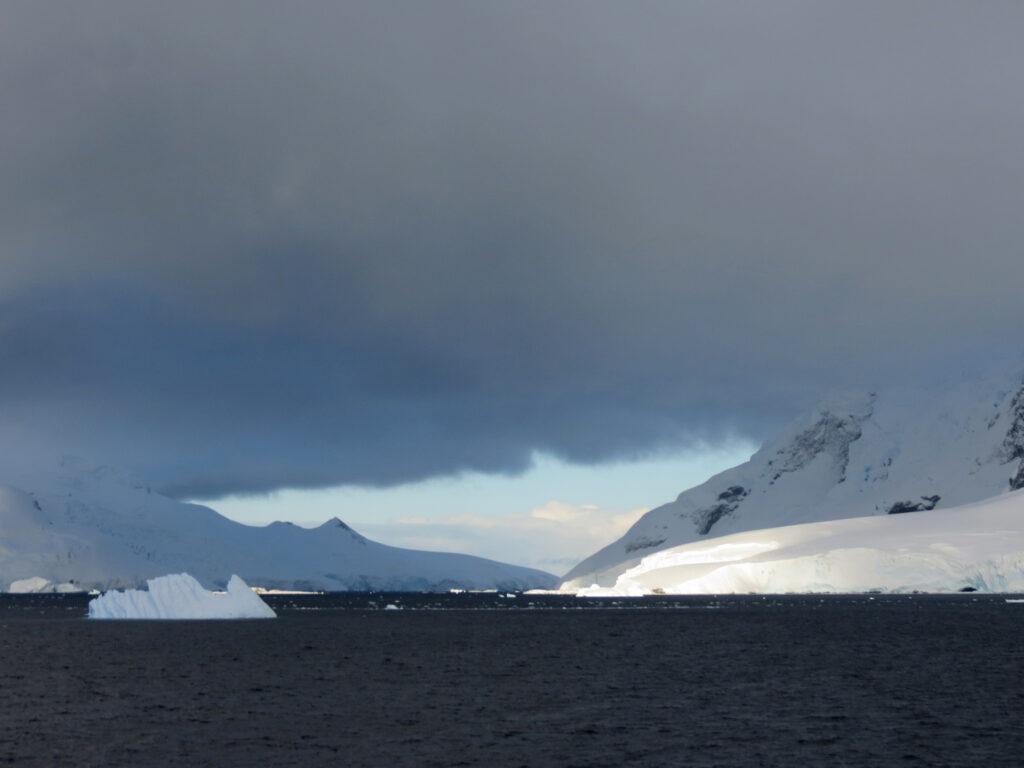 Iceberg in Paradise Bay on the Danco Coast Antarctica …