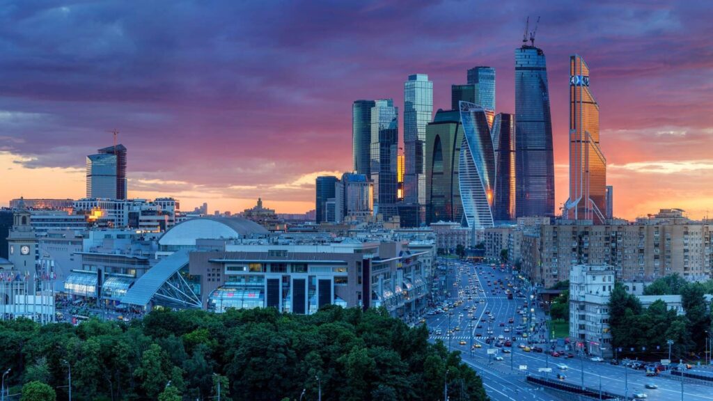 Downtown Moscow Russia Wallpapers