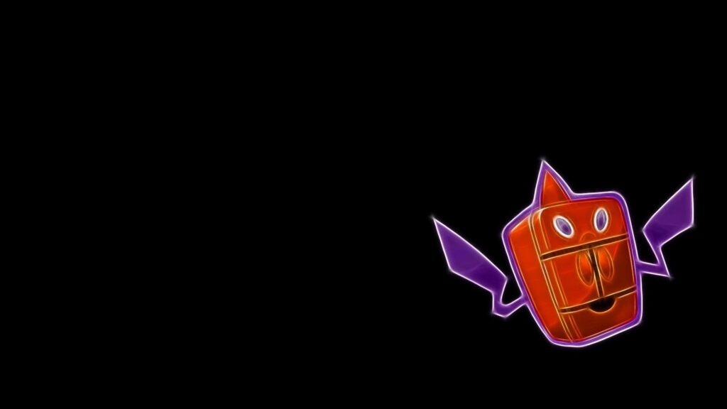 Pokemon rotom black backgrounds frost simple wallpapers