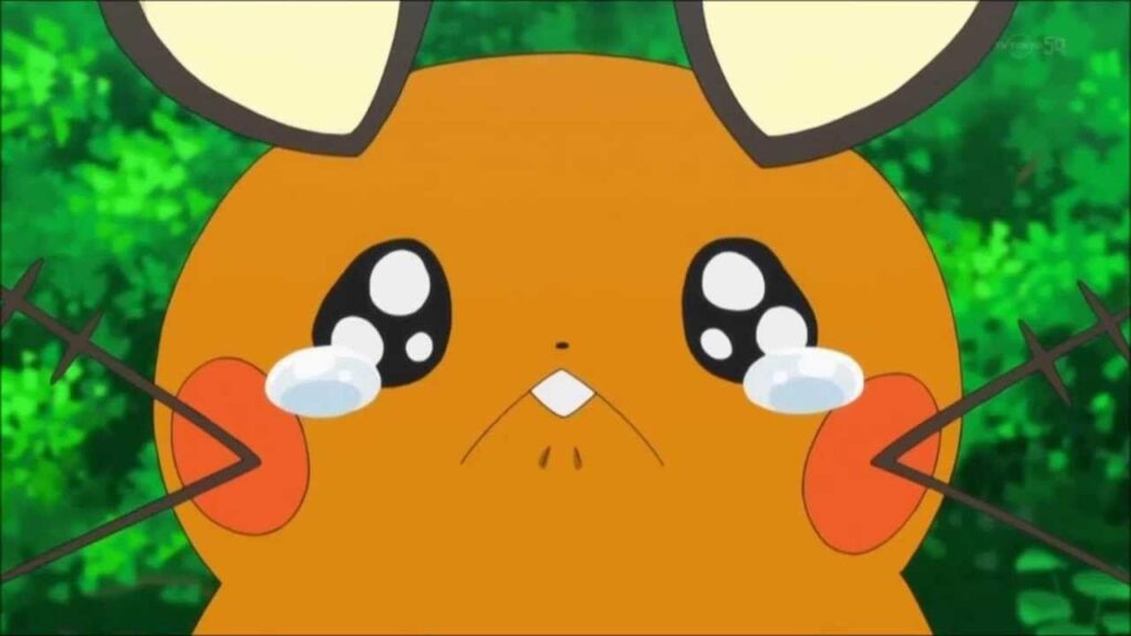 Dedenne Crying Blank Template