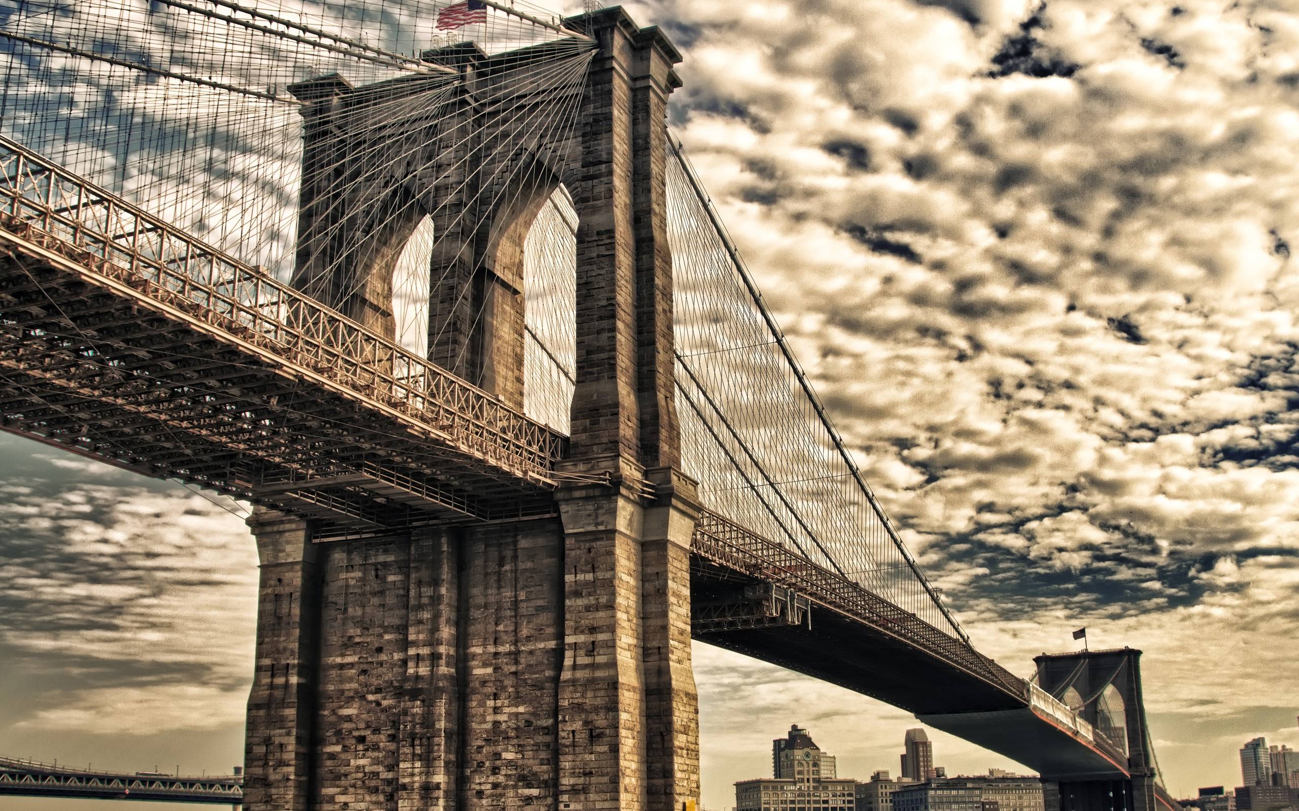 Brooklyn Bridge, New York City widescreen wallpapers