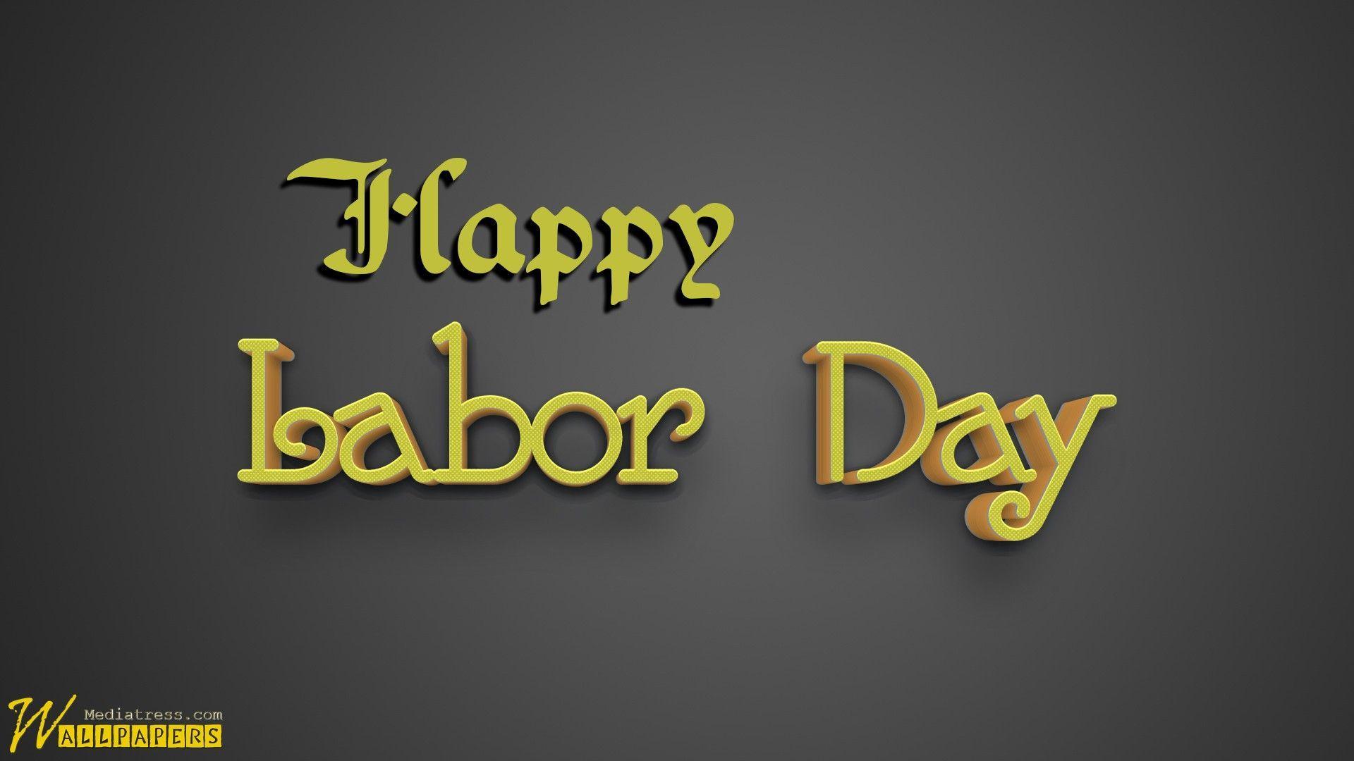 Labor Day D Text On Dark Backgrounds