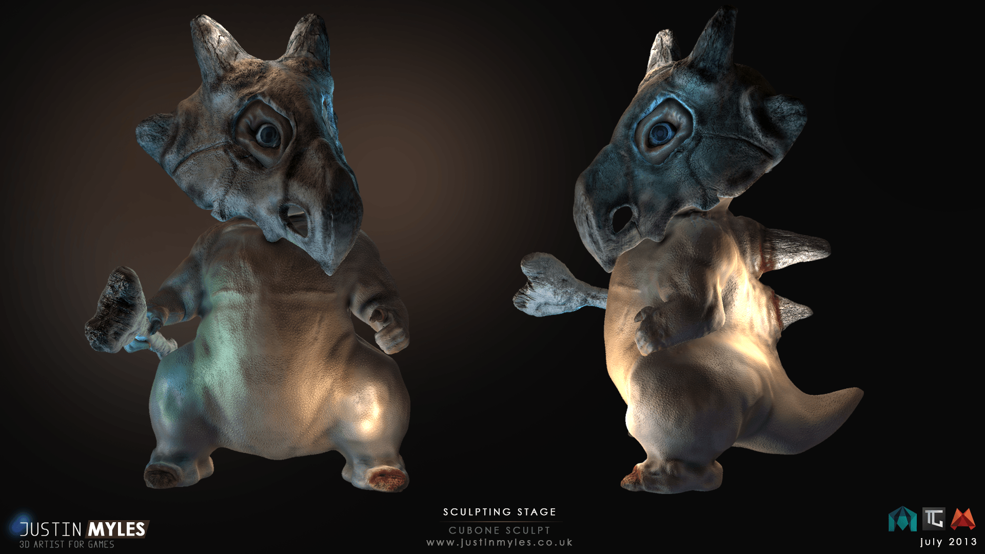 Pokemon’s Cubone Gets A New Look by JustinTheEnd
