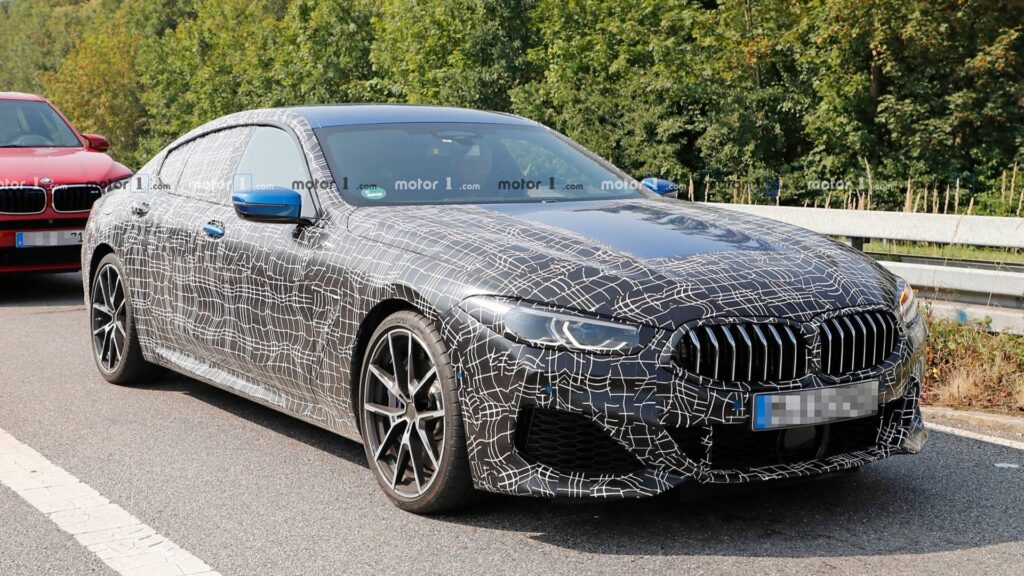 BMW Series Gran Coupe Spied Soaking Up Some Sun