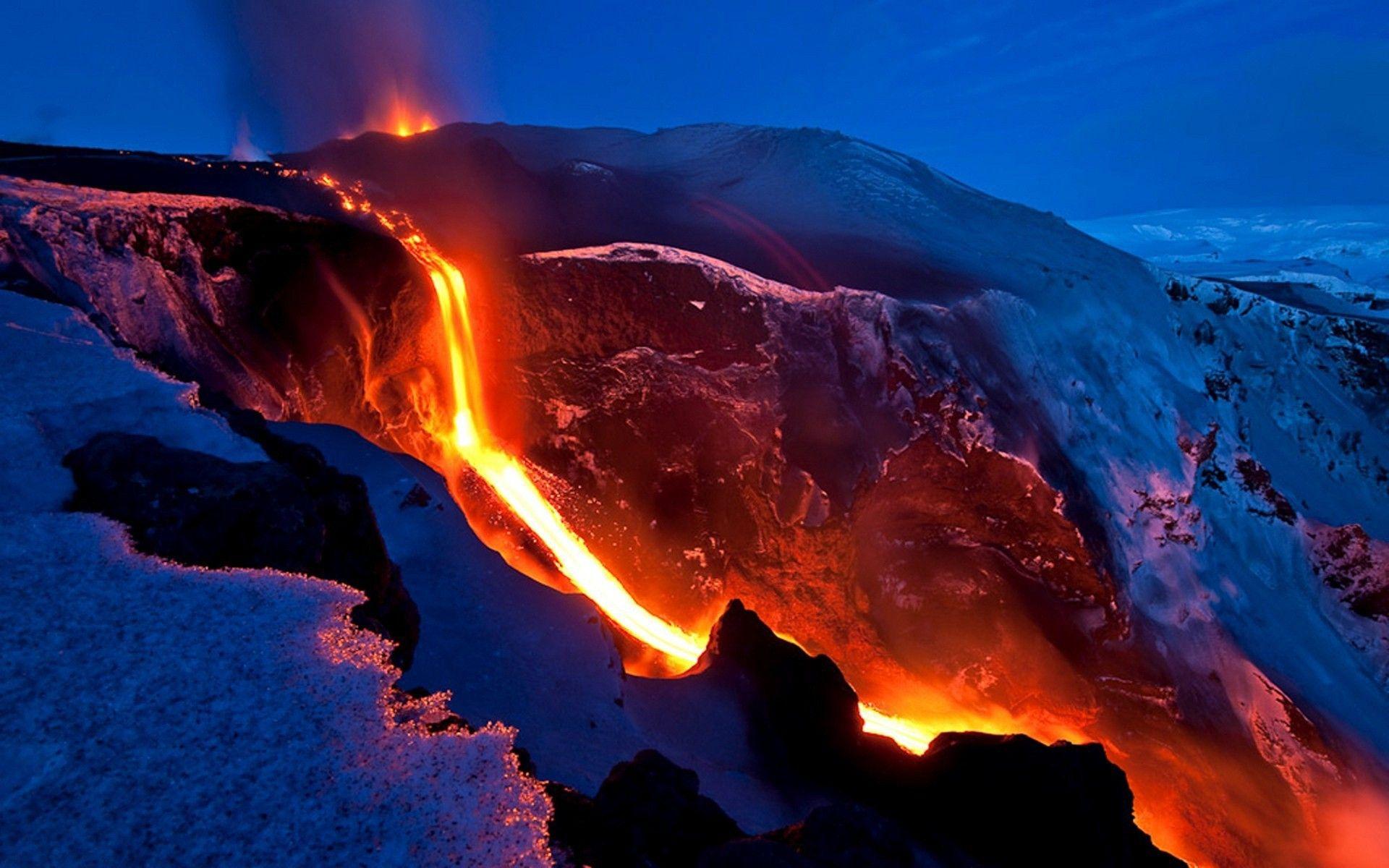 Mauna Loa Active Volcano in Hawaii State of US