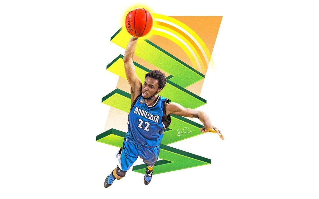 Andrew Wiggins Skybox NBA Wallpapers by skythlee