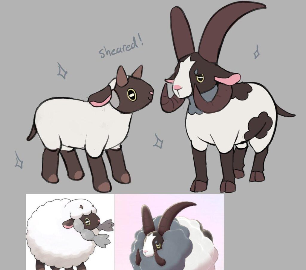 Sheared Wooloo and Dubwool